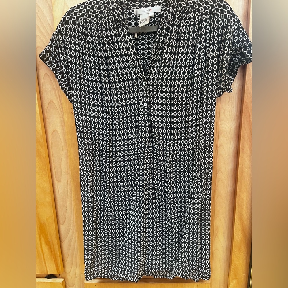 Black & White Pattern Summer Dress